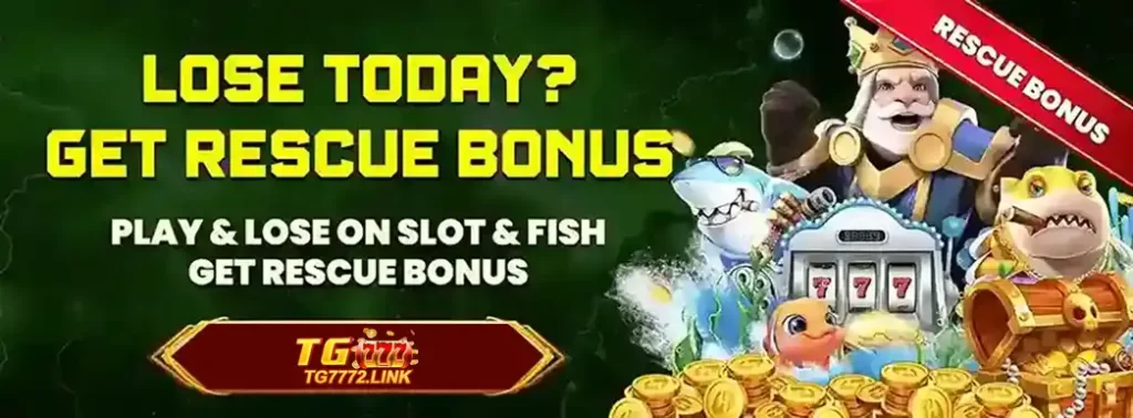 ph958 online casino rescue bonus promotion to recover losses and continue playing games